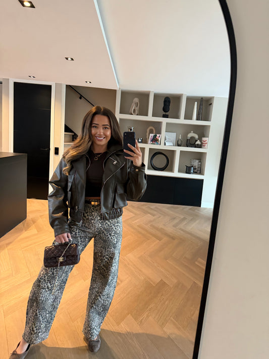Leopard Jeans